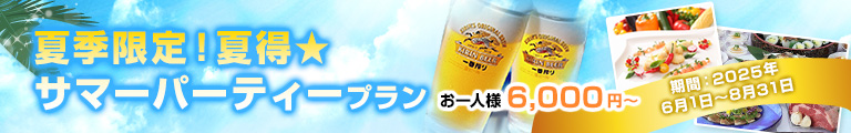 サマーパーティープラン